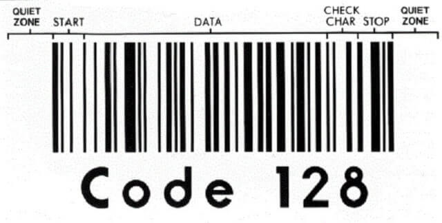 Code 128 gồm các ký tự chữ, số khác nhau mang đến khả năng mã hóa  chính xác nhiều loại dữ liệu